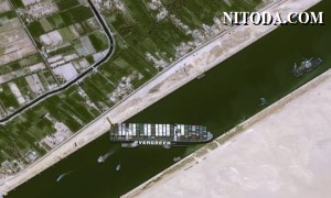 Tăng cường thêm hai tàu kéo cho nỗ lực giải cứu tàu Ever Given bị mắc cạn