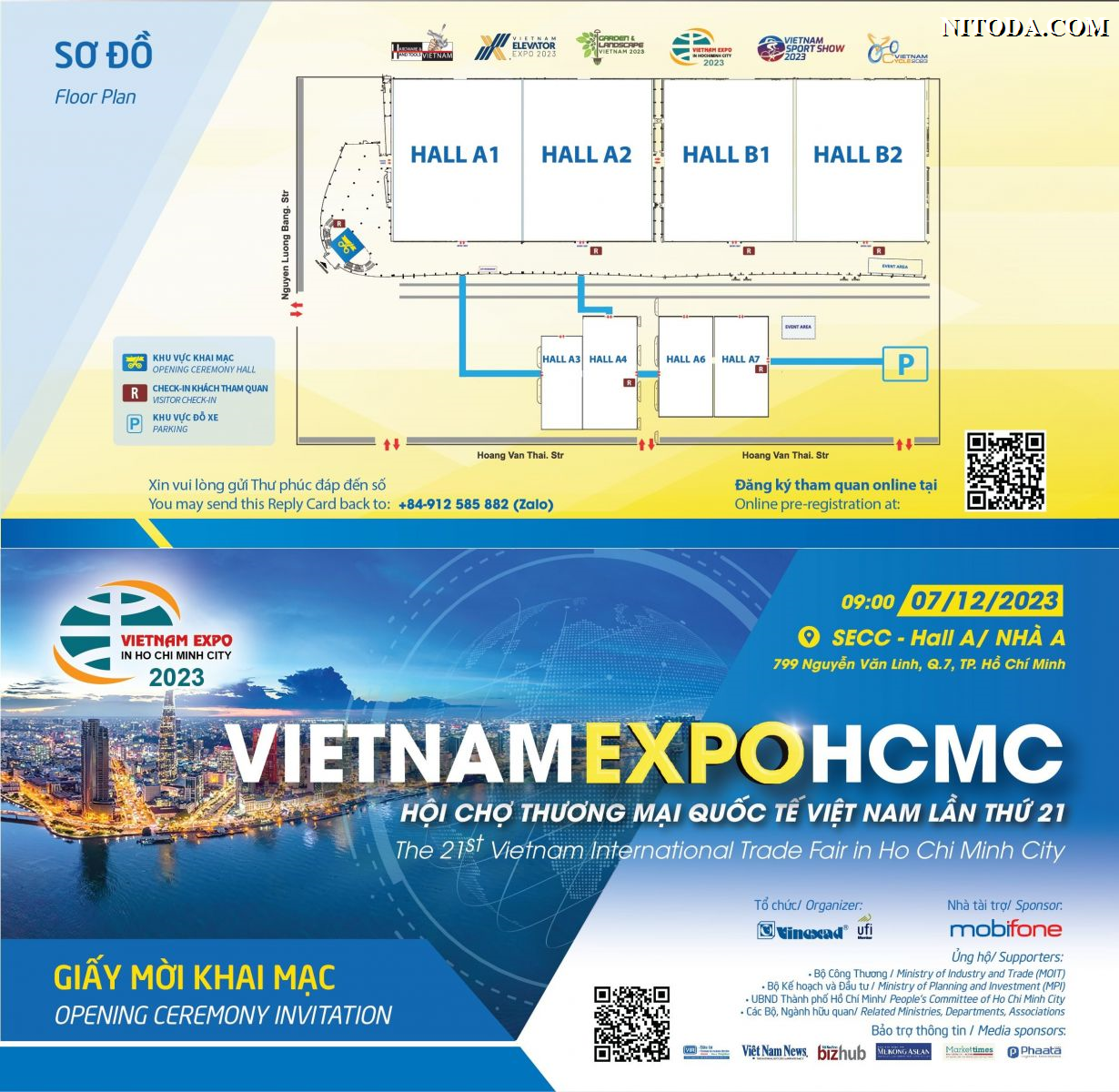 Giấy mời Hội chợ triễn lãm Ho Chi Minh Expo 2023