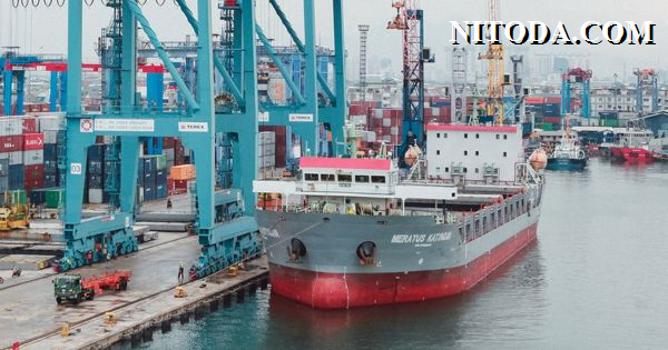 Tàu container của Hãng tàu Meratus