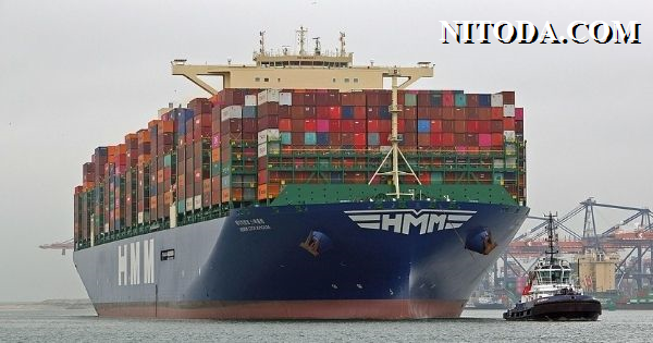 Tàu container của Hãng tàu HMM