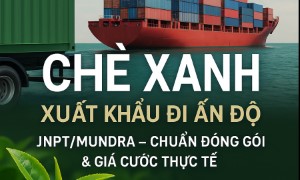Chè Xanh: JNPT/Mundra – Chuẩn Đóng Gói & Giá Cước Thực Tế
