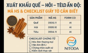 Xuất Khẩu Quế – Hồi – Tiêu Đi Ấn Độ: Mã HS & Checklist Giấy Tờ Cần Biết