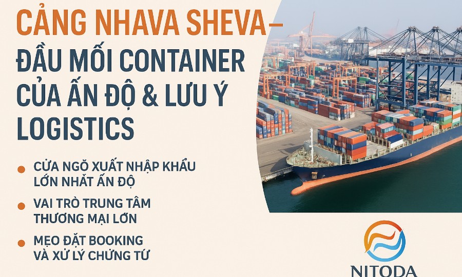 Cảng Nhava Sheva – Đầu Mối Container Của Ấn Độ & Lưu Ý Logistics | Nitoda Logistics