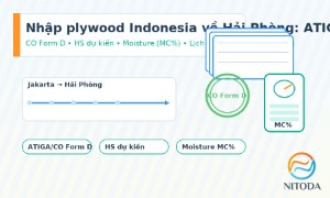 Nhập khẩu plywood Indonesia về Hải Phòng: ATIGA & kiểm soát chất lượng