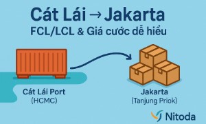 Cát Lái → Jakarta: Cẩm nang thực chiến FCL/LCL & giá cước (phiên bản dễ hiểu)