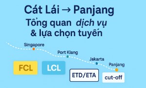 Cát Lái → Panjang: tổng quan dịch vụ & lựa chọn tuyến