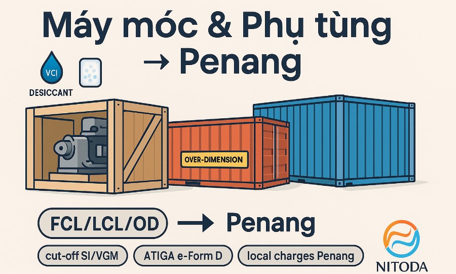 FIELD MANUAL — Máy móc & Phụ tùng Cát Lái/Hải Phòng → Penang (NBCT)