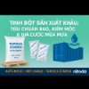 TINH BỘT SẮN XUẤT KHẨU: TIÊU CHUẨN BAO, KIỂM MỐC & GIÁ CƯỚC MÙA MƯA