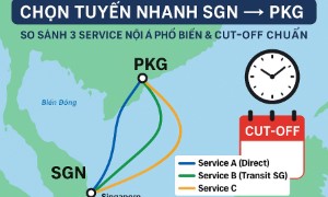 CHỌN TUYẾN NHANH SGN → PKG: SO SÁNH 3 SERVICE NỘI Á PHỔ BIẾN & CUT-OFF CHUẨN