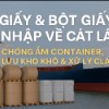 Giấy & Bột Giấy Nhập Về Cát Lái – Câu Chuyện Chống Ẩm, Lưu Kho Khô & Xử Lý Claim Ướt