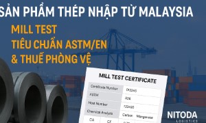 Sản Phẩm Thép Nhập Từ Malaysia – Mill Test, Tiêu Chuẩn Quốc Tế & Thuế Phòng Vệ